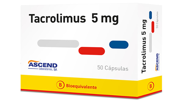 Tacrolimus Cápsulas 5 mg (BE) - Ascend Laboratories
