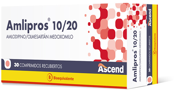 Amlipros® 10/20 mg Comprimidos Recubiertos (BE) - Ascend Laboratories