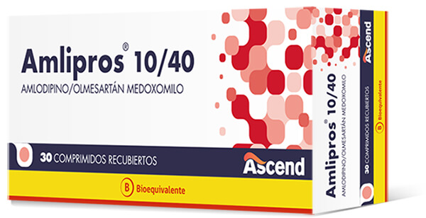 Amlipros® 10/40 mg Comprimidos Recubiertos (BE) - Ascend Laboratories