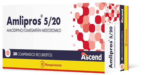 Amlipros® 5/20 mg Comprimidos Recubiertos (BE) - Ascend Laboratories