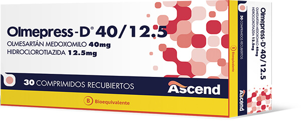 Olmepress® 40/12,5 mg Comprimidos Recubiertos (BE) - Ascend Laboratories
