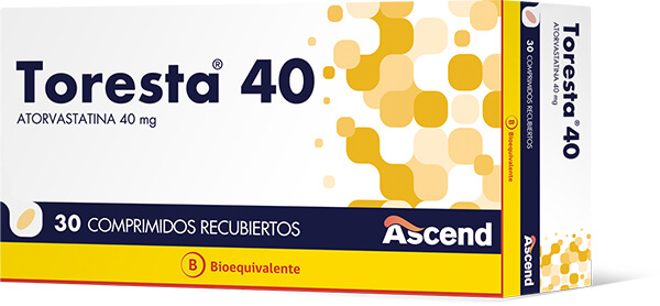 Toresta® 40 mg Comprimidos Recubiertos (BE) - Ascend Laboratories