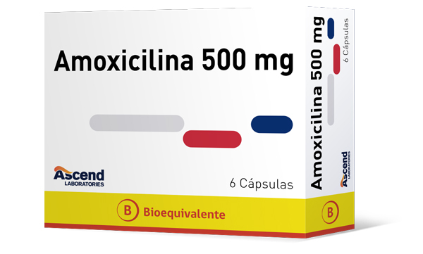 Amoxicilina Cápsulas 500 mg - Ascend Laboratories
