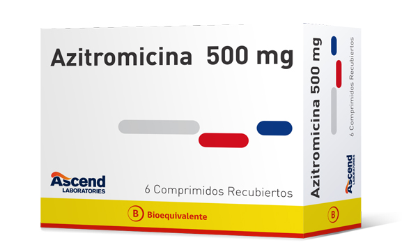 Azitromicina Comprimidos Recubiertos 500 mg - Ascend Laboratories