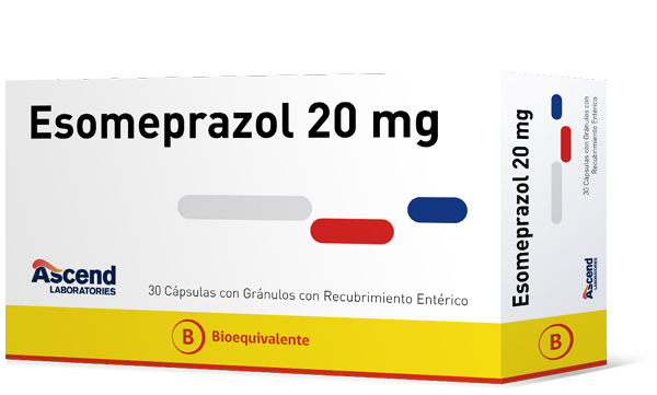 Esomeprazol 20 mg Cápsulas con Gránulos con Recubrimiento Entérico (BE) - Ascend Laboratories