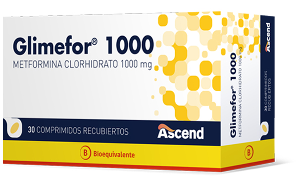 Glimefor® 1000 mg Comprimidos Recubiertos (BE) - Ascend Laboratories