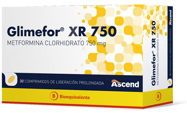 Glimefor® XR 750 mg Comprimidos de Liberación Prolongada (BE) - Ascend Laboratories