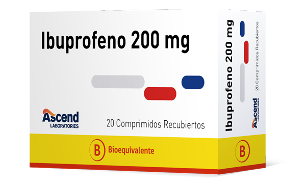 Ibuprofeno Comprimidos Recubiertos 200 mg (BE) - Ascend Laboratories