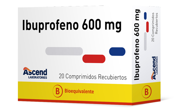 Ibuprofeno Comprimidos Recubiertos 600 mg (BE) - Ascend Laboratories