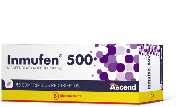 Inmufen® 500 mg Comprimidos Recubiertos (BE) - Ascend Laboratories