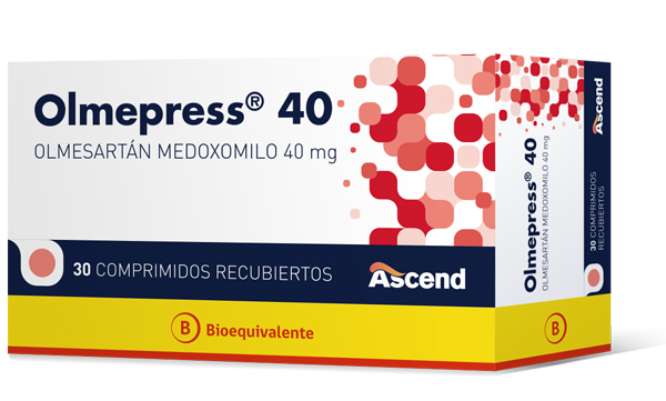 Olmepress® 40 mg Comprimidos Recubiertos (BE) - Ascend Laboratories