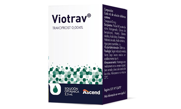 Viotrav® Solución Oftálmica 0,004% - 2,5 mL - Ascend Laboratories