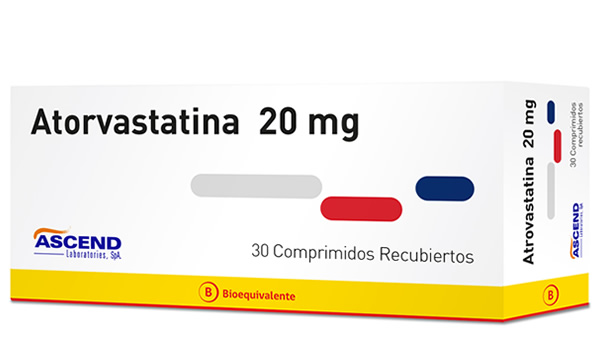 Atorvastatin 20 mg 30 Coated Tablets (BE) 