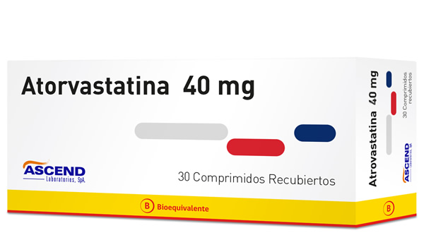 Atorvastatin 40 mg 30 Coated Tablets (BE) 