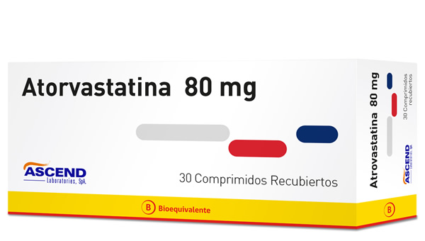Atorvastatin 80 mg 30 Coated Tablets (BE) 