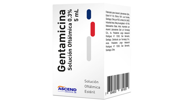  Gentamicina Ophthalmic Solution 0.3% - 5mL