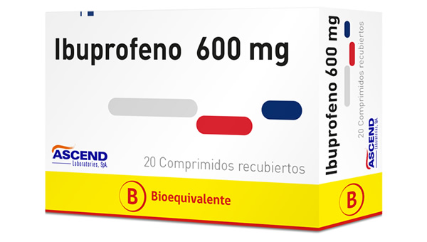 Ibuprofen 600 mg 20 Coated Tablets (BE) 