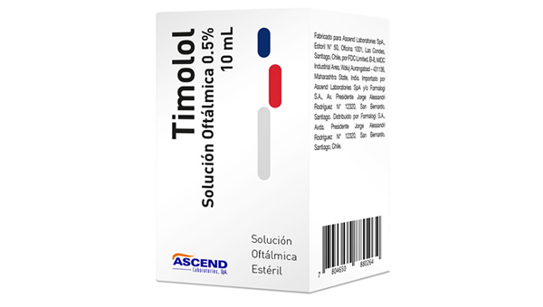  Timolol Ophthalmic Solution 0.5% - 10mL