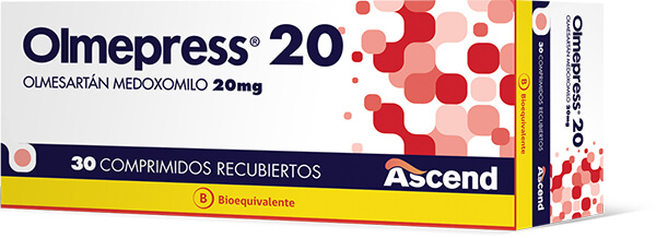Olmepress® 20 mg 30 Coated Tablets (BE)